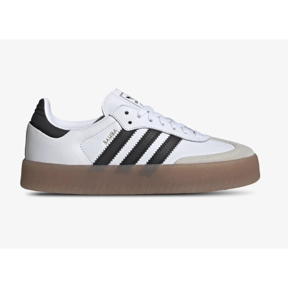 adidas Samba Platform Sneakers - White, Black, Gum